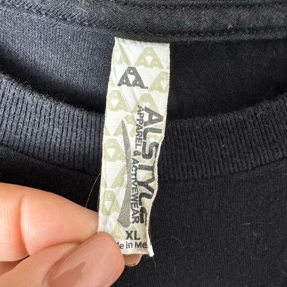 Alstyle Dr Pepper T-Shirt Men’s XL Black Jaws Shark Graphic Cotton Funny Casual - Picture 3 of 8